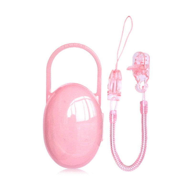 Thumbnail: Newborn Baby Pacifier Box Soother Container Portable Pacifier Holder Dummy Teat
