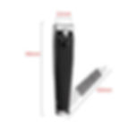 Thumbnail: Professional Nail Art Clipper Special Type U False Tips Edge Cutters Manicure C