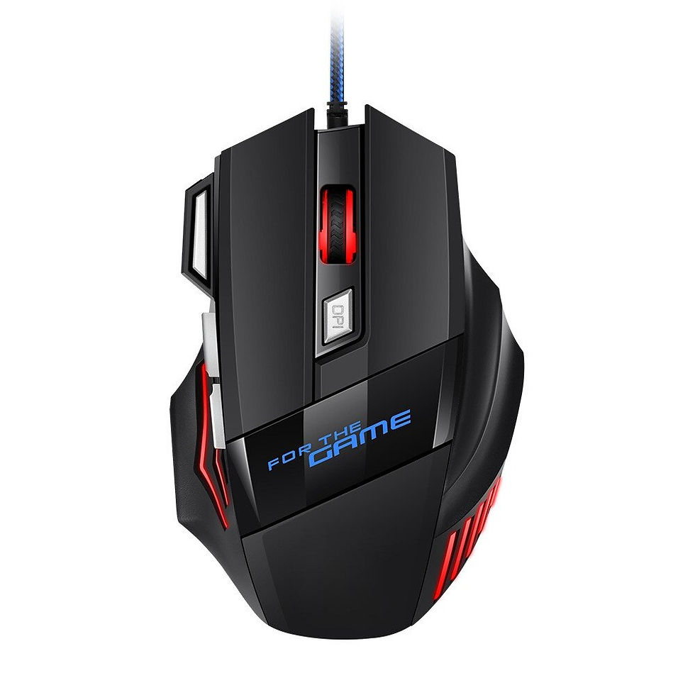 Thumbnail: New Hyperspeed USB Gaming Mouse RGB Backlit Ergonomic Game Mice 7D Esports Wire