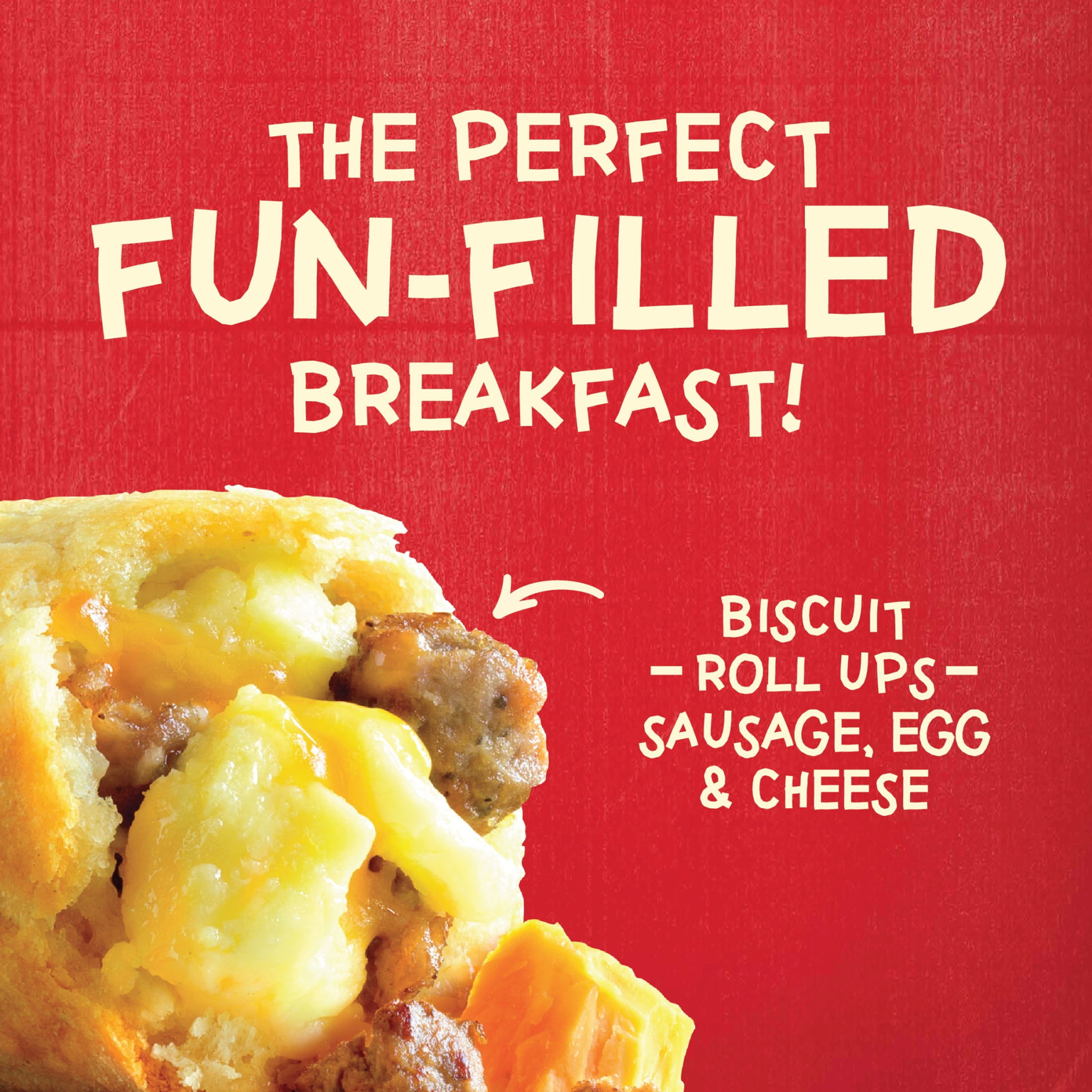 WISHALIVE FRESH Sausage, Egg & Cheese Biscuit Rollups, 12.8 oz, 8 Ct (Frozen)