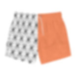 ROSNER CARNEGIE KZN® FY-KZN-M-SW-T-1000-1 MONO MENS SWIM TRUNKS - CORAL