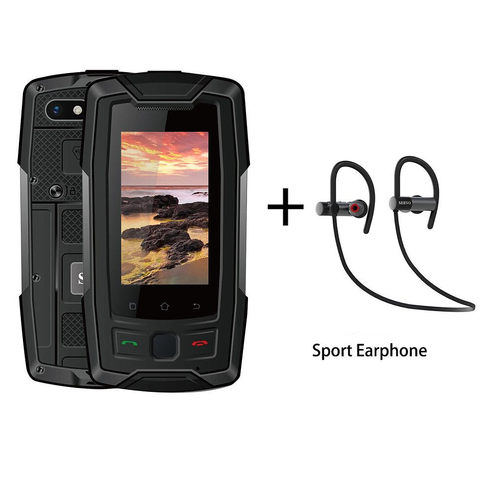 Thumbnail: SERVO X7 Plus 2.45" Small Smartphone LTE 4G IP68 Waterproof RAM 2GB ROM 16GB Fi