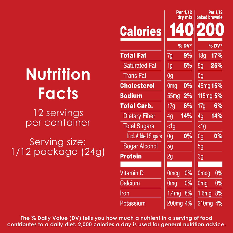 Thumbnail: Duncan Hines Keto Friendly Chewy Fudge Brownie Mix, Gluten Free, Zero Sugar Add