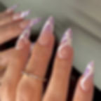 Thumbnail: 24pcs Detachable Almond False Nails Long Wearable French Fake Nails Full Cover 