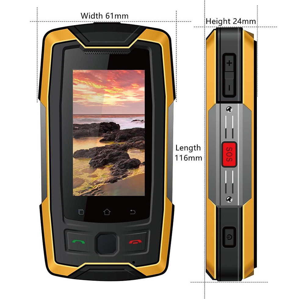 Thumbnail: SERVO X7 Plus 2.45" Small Smartphone LTE 4G IP68 Waterproof RAM 2GB ROM 16GB Fi
