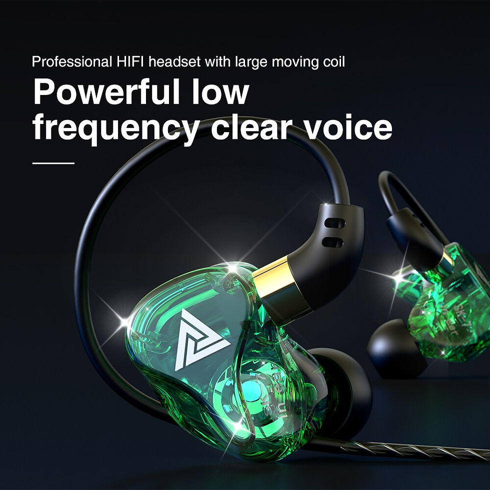 Thumbnail: New SK7 Wired Headphones In Ear Monitor Stereo Earbuds HiFi Earphone Game Bass 