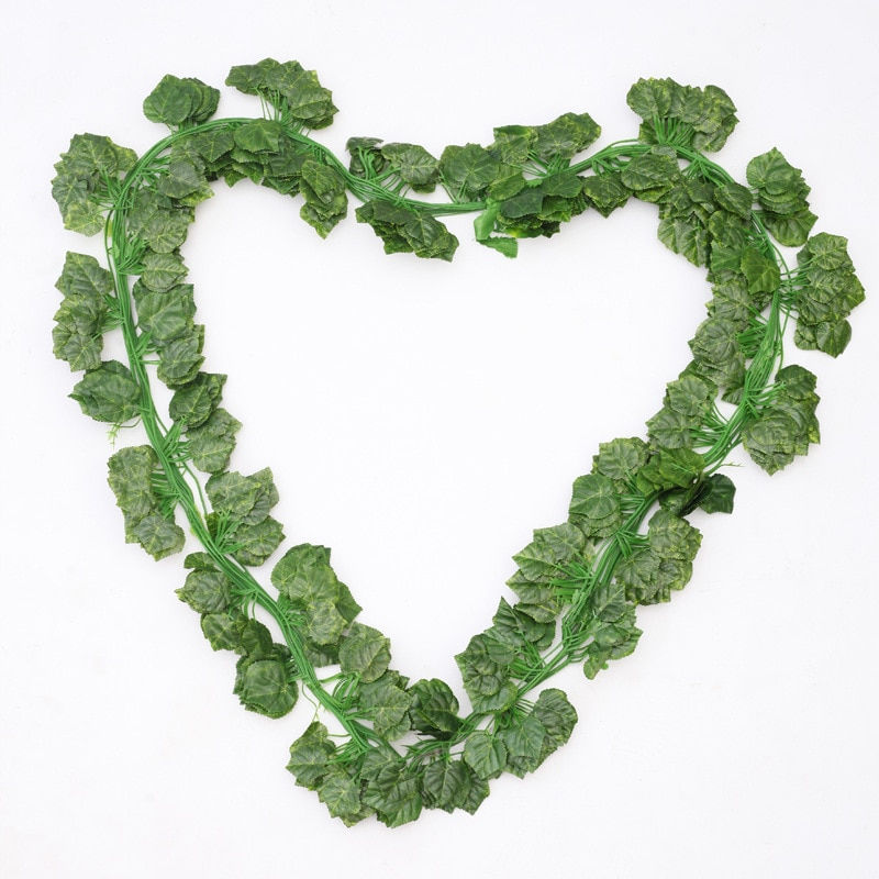 Thumbnail: 36pcs Leaf 1 Piece 2.3M Home Decor Artificial Ivy Leaf Garland Plants Vine Fake