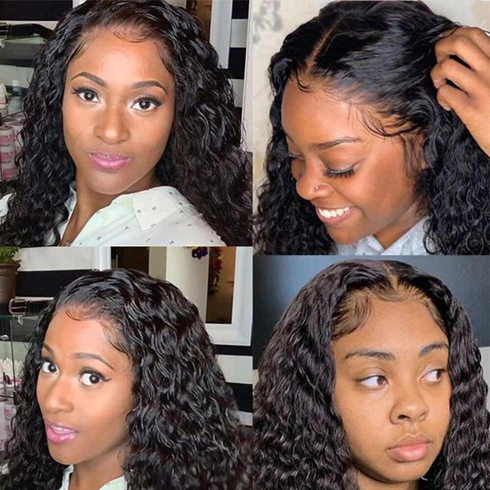 Thumbnail: Peruvian Deep Wave Bundles 100% Human Hair Weave Loose Deep Wave Kinky Curly Bu