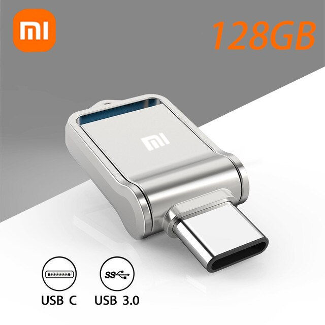 Thumbnail: Xiaomi 2T 1T U Disk Mobile Phone 128/256/512GB High Speed Usb3.0 Type-C Compute