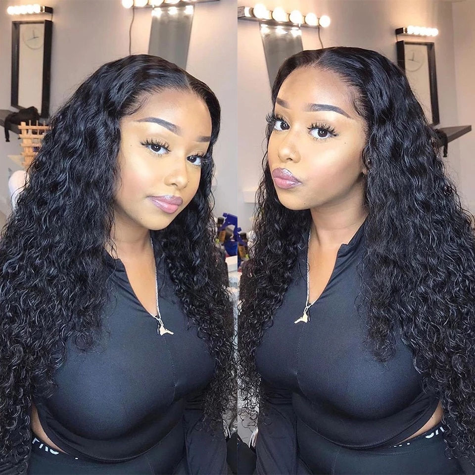 Thumbnail: Water Wave Bundles 12A Malaysian Human Hair Weave 1/3/4PCS Deep Wave Kinky Curl