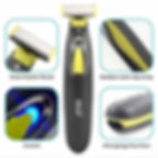 Thumbnail: Electric Shaver For Men and Women Portable Full Body Trimmer USB T Shaped Blade