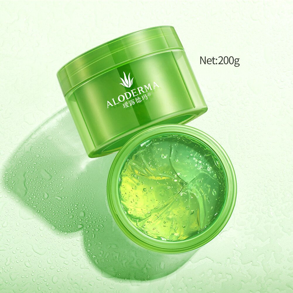 Aloderma Fresh Aloe Vera Gel 200G 2PCS Hydrating Moisturizing Organic Plant Alo