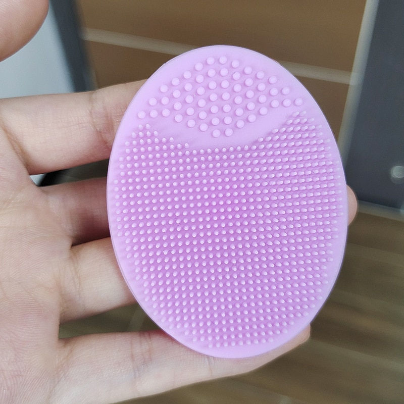 Thumbnail: Silicone cleansing brush with handle super soft water drop face washing brush r
