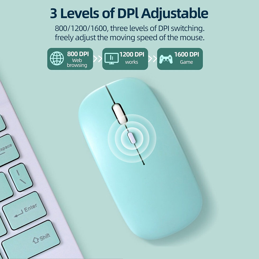 Thumbnail: Bluetooth Mouse For iPad Samsung Huawei Lenovo Android Windows Tablet Battery W