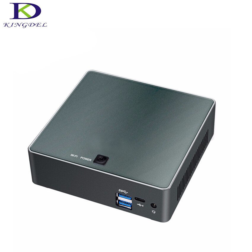 Thumbnail: Small Fan Mini PC Intel Core i7 8550U i5 8250U 8th Intel UHD Graphics 620 HDMI 
