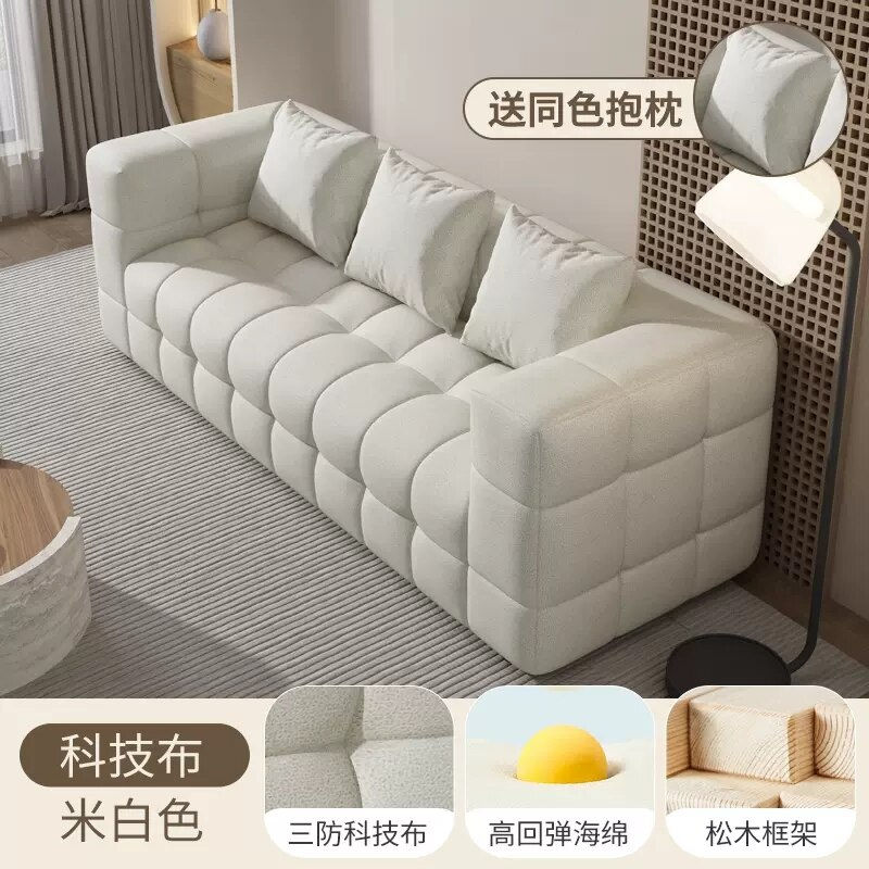 Miniaturbild: Kids Nordic Puff Living Room Sofa Modern Bedroom Loveseat Living Room Sofa Euro