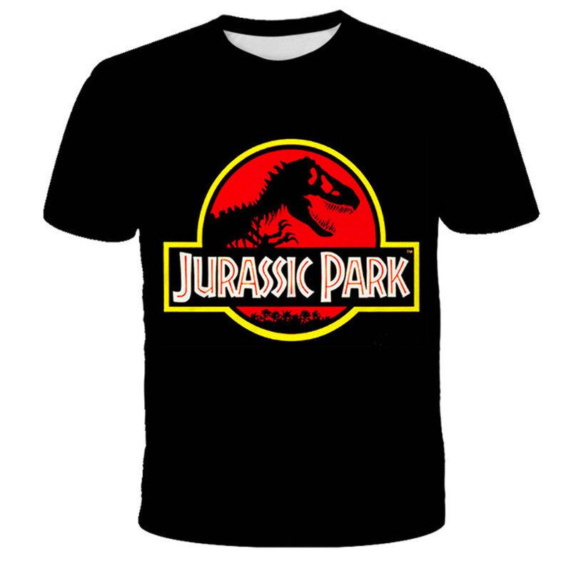 Thumbnail: 1-14 Years Kids Dinosaur T Shirt For Boys Girls Super Fashion Style Summer Chil