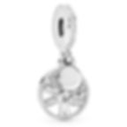 Миниатюра: 2Pcs New Hot Sale Silver Color Feather Star Hollow Heart Star Beads Fit Origina