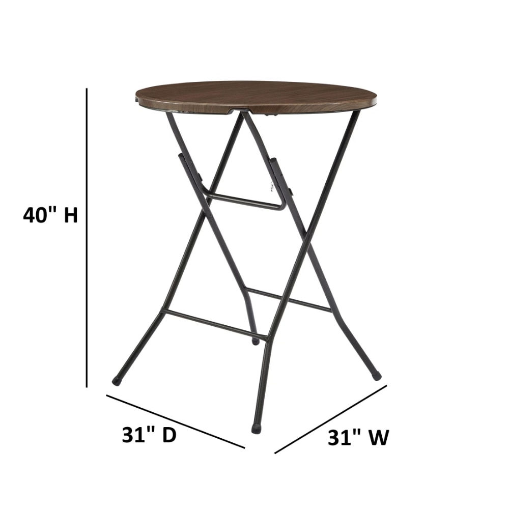 New 31" Round High-Top Folding Table Outdoor Tables