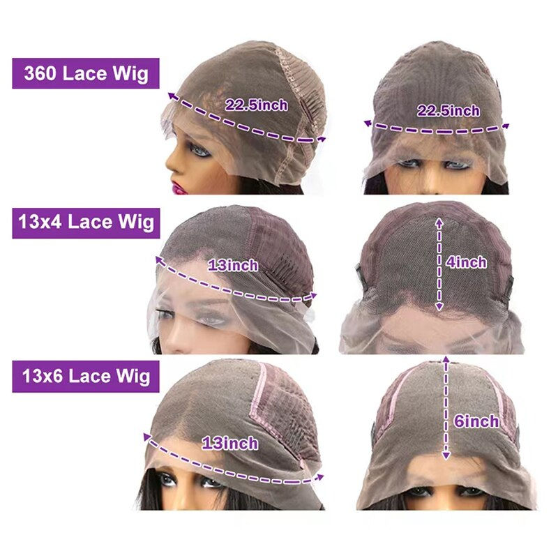 Thumbnail: HD Human Hair Lace Frontal Wig 13x4 13x6 Sheer Body Wave Lace Frontal Wig Pre P