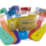 Thumbnail: 100Pcs Identification Bands Waterproof Medical Wristbands ID Wrist Band PVC Adj