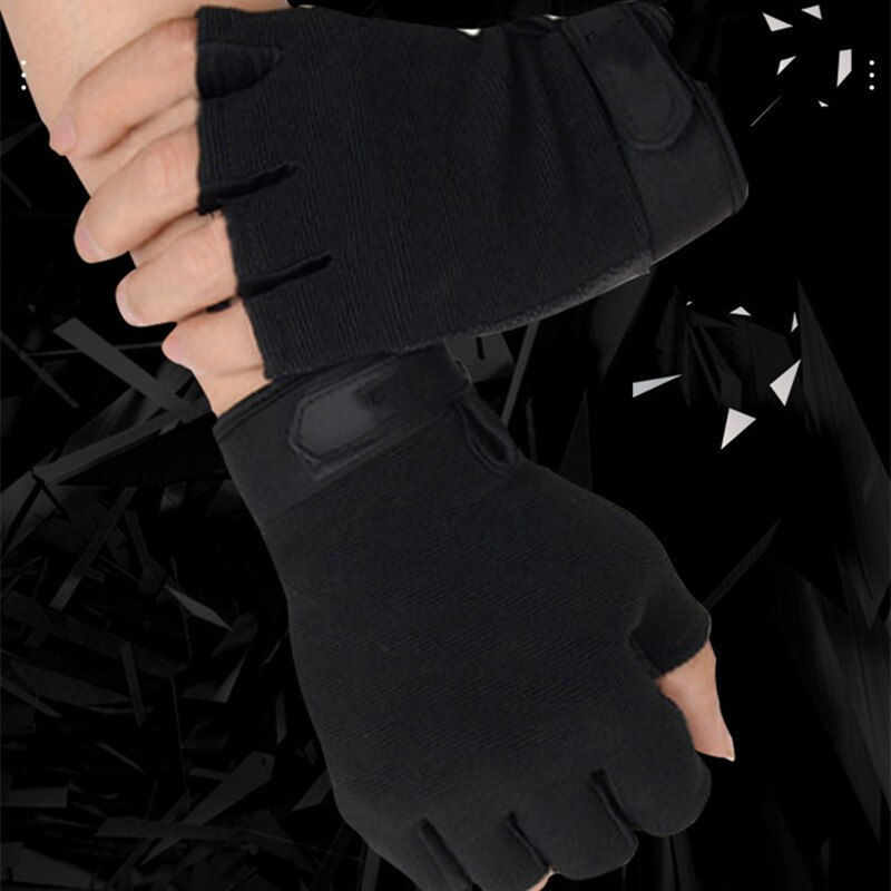 Thumbnail: Half Finger Bicycle Gloves Men Mtb Cycling Motorcycle Gloves Outdoor Military T