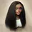 Миниатюра: Kinky Straight Wig Synthetic 13X1 T Part Lace Wigs For Women Reddish Brown Copp
