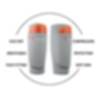 Thumbnail: 1 Pair Sports Soccer Shin Guard Pad Sleeve Sock Leg Support Football Compressio