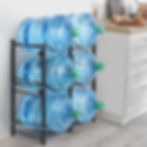 Miniaturbild: LIANTRAL 5 Gallon Water Bottle Holder, Heavy Duty Water Cooler Jug Rack 3 Tiers