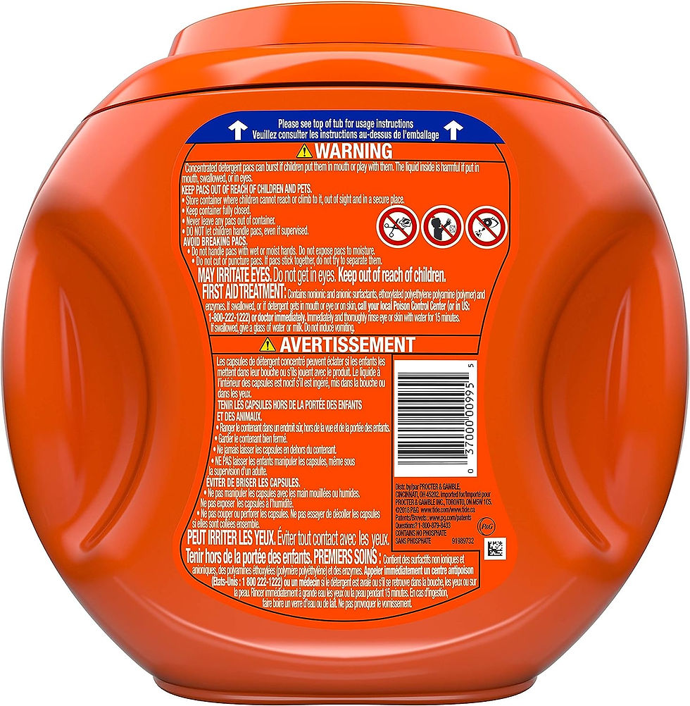 Thumbnail: Tide PODS Liquid Laundry Detergent Soap Pacs, HE Compatible, 42 Count, Powerful