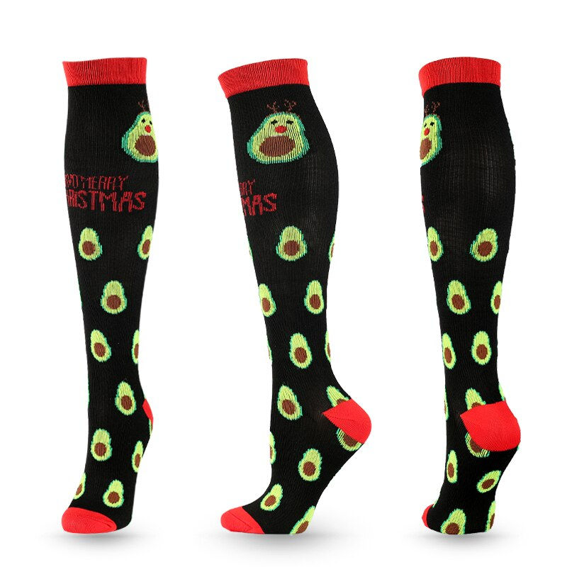 Thumbnail: 2022 New Cartoon Anime Pattern Compression Socks Unisex Outdoor Running Stockin