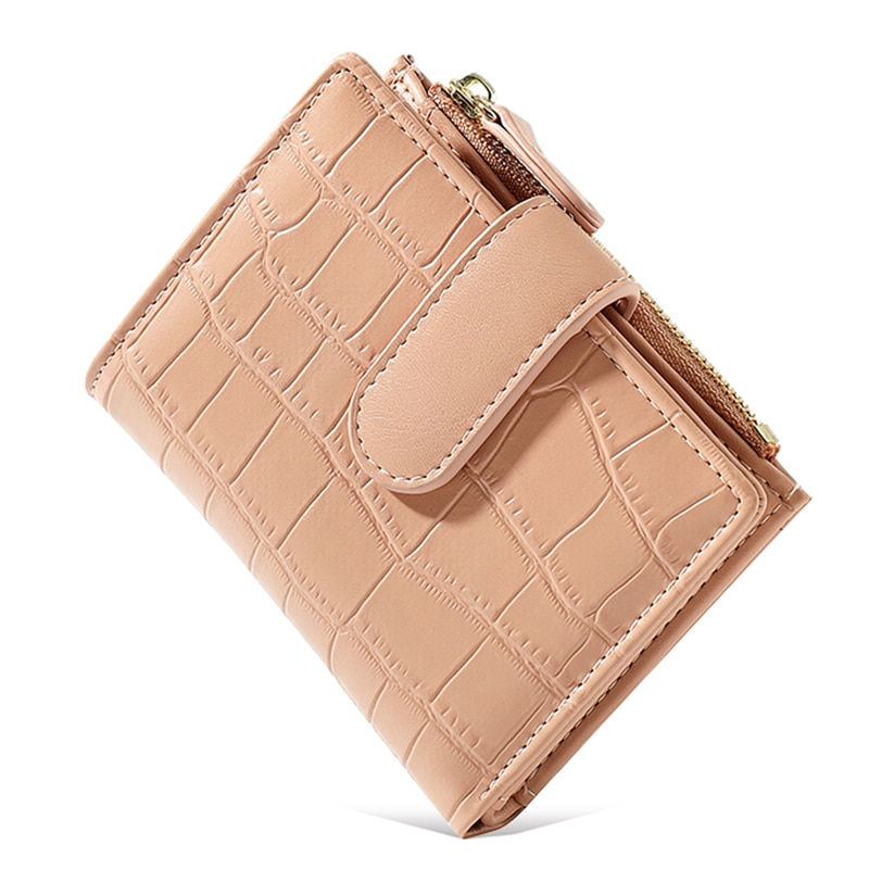 Thumbnail: Fashion Stone Pattern Small Wallets PU Leather Coin Pures Ladies Popular Card H