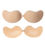 Thumbnail: 1PC Mango Shape Silicone Chest Stickers Lift Up Nude Bra Self Adhesive Straples