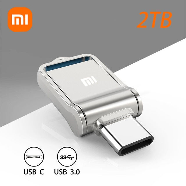 Thumbnail: Xiaomi 2T 1T U Disk Mobile Phone 128/256/512GB High Speed Usb3.0 Type-C Compute