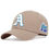 Miniaturbild: Fashion Gothic Letter A Side Whale Embroidery Baseball Caps Spring and Autumn O