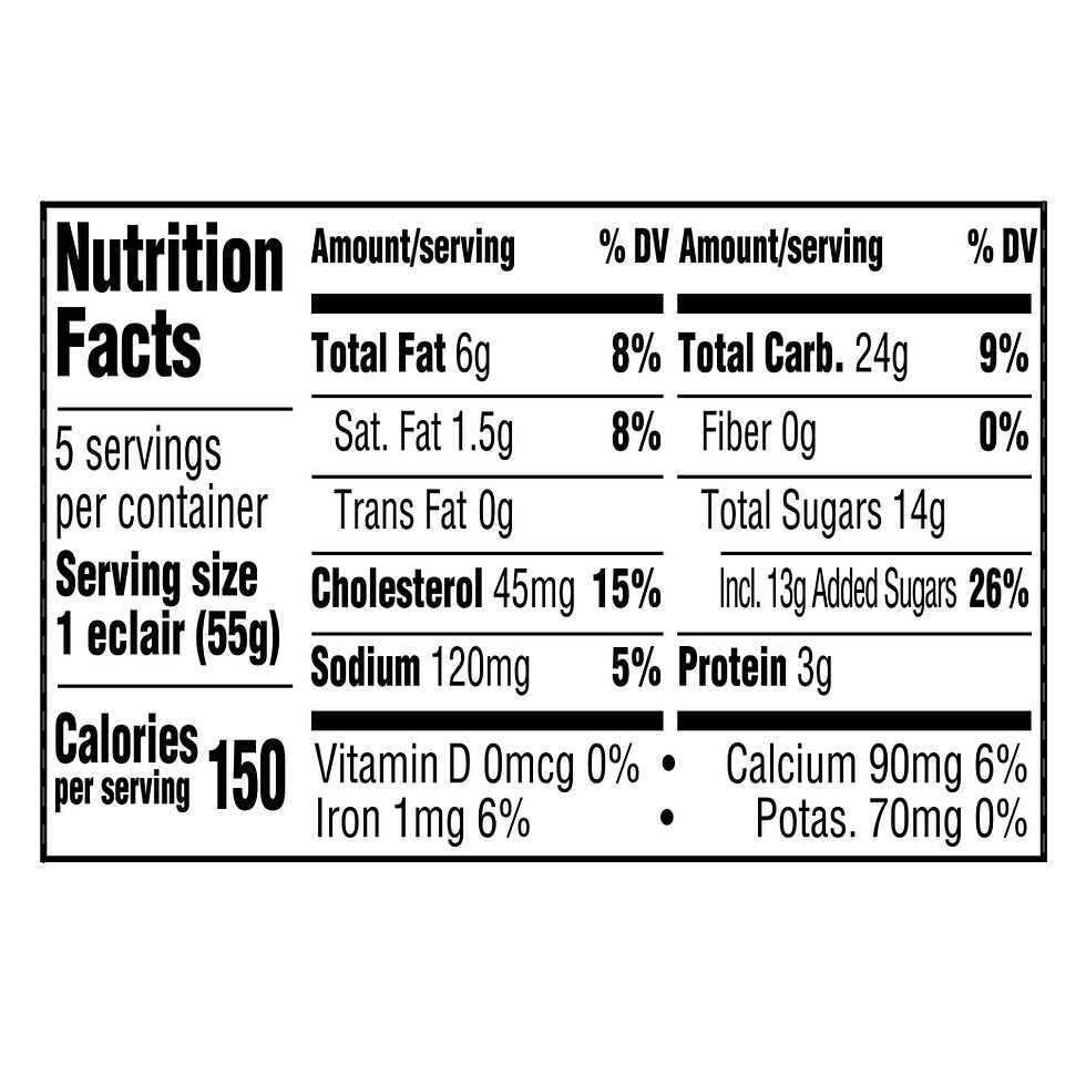 Thumbnail: WISHALIVE FRESH Mini Eclairs, 9.75 oz, 5 Count, Fresh Bakery