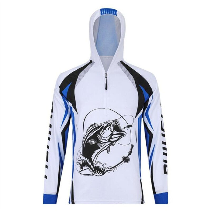 Thumbnail: Anti-UV Long Sleeve Fishing Jersey Professional Breathable Quick Dry Fishing Ho