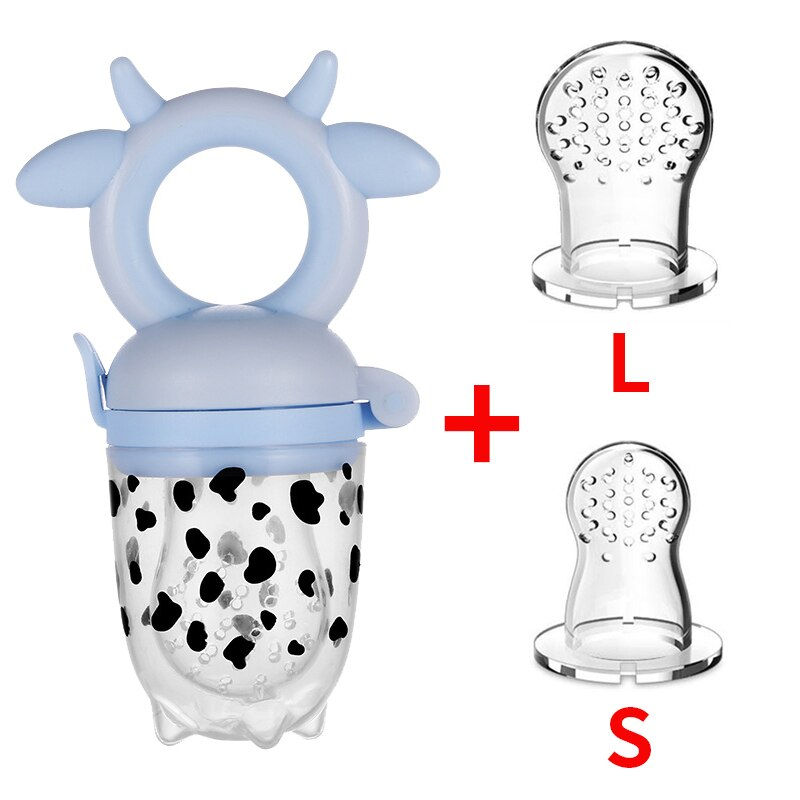 Thumbnail: Baby Fruit Feeder Food Supplement Pacifier Newborn Silicone Teether Infant Cart