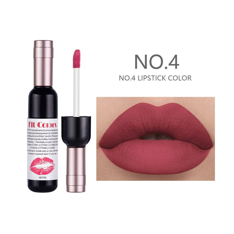 Thumbnail: Matte Lipstick Nude Lip Glaze Makeup Matte Lip Glaze Lip Gloss Moisturizing Lip