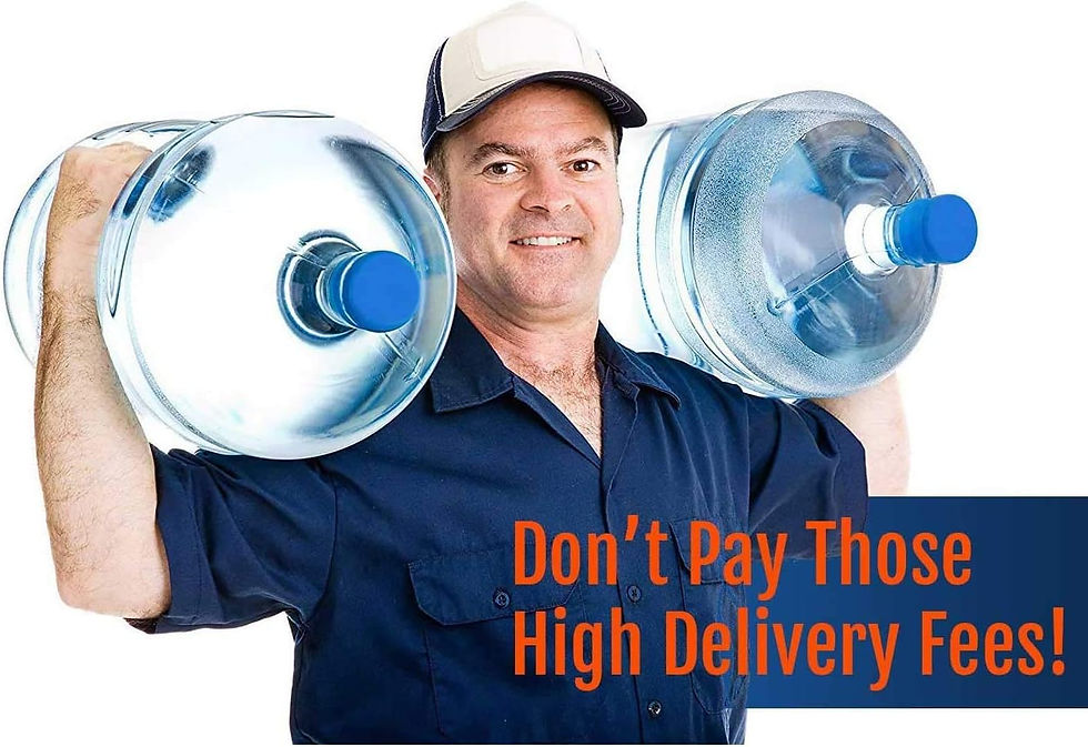 Thumbnail: BPA Free Water Dispenser Base with Spigot & 5 Gallon Water Jug Set - Transparen