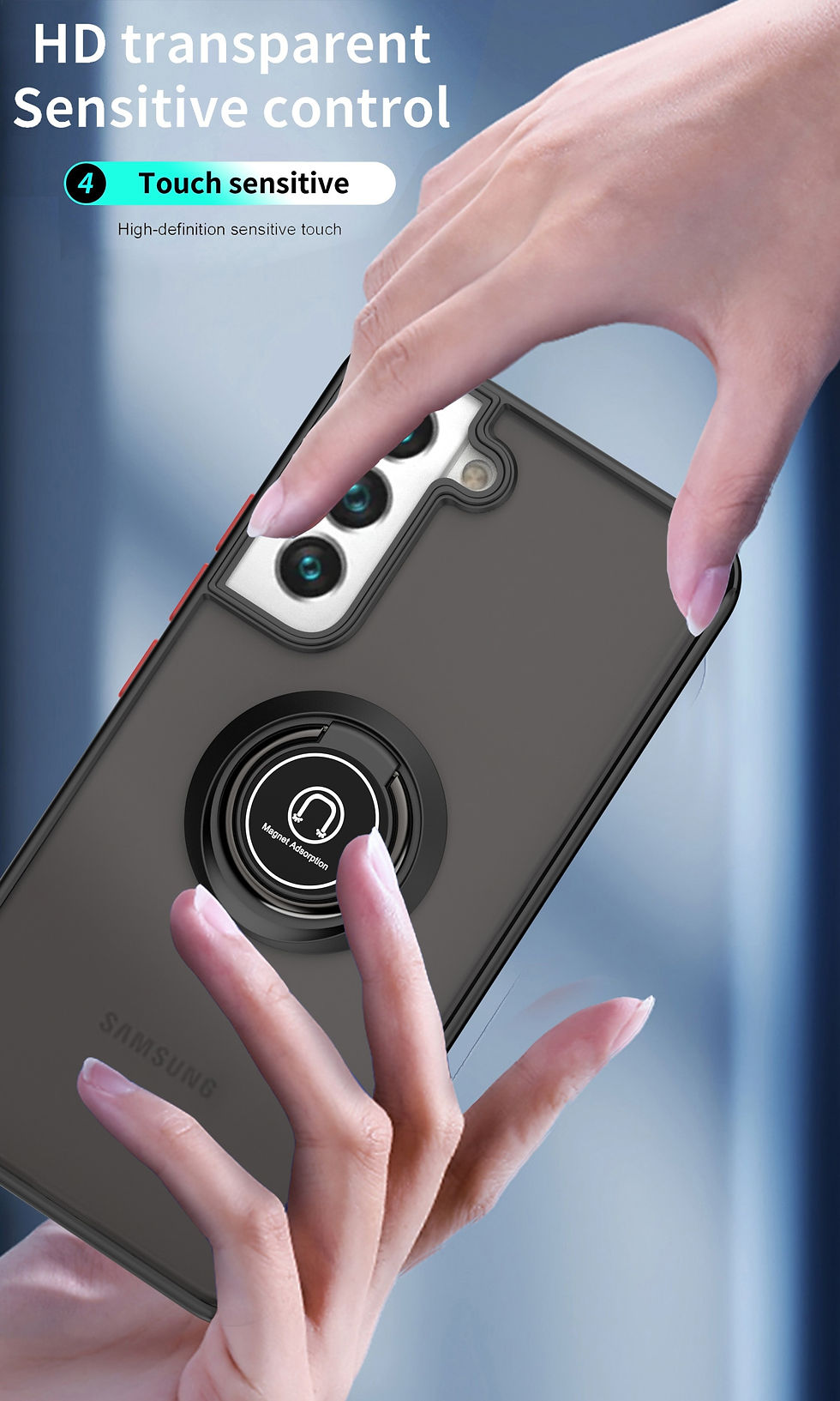 Thumbnail: Anti-fall Phone Case For Samsung Galaxy A12 13 20S 21 33 32 42 52 21S 31 41 51 