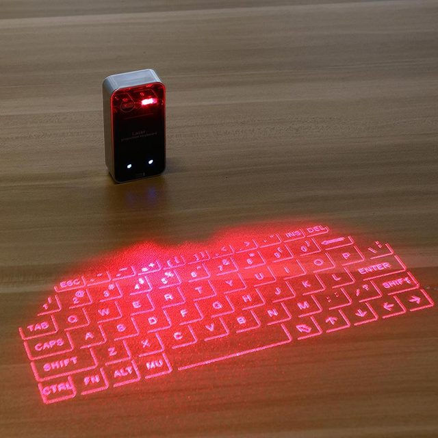 Thumbnail: New New Virtual Laser Keyboard Wireless Projector Phone Keyboard For Computer P