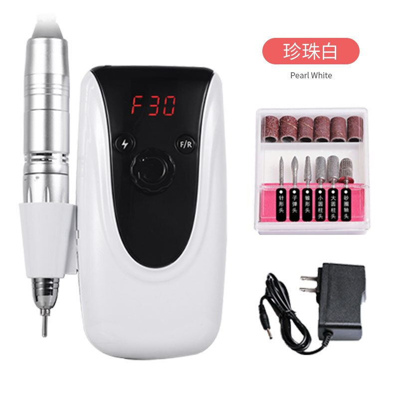 Thumbnail: Professional Nail Drill Machine Electric Manicure Milling Cutter Set Nail Files
