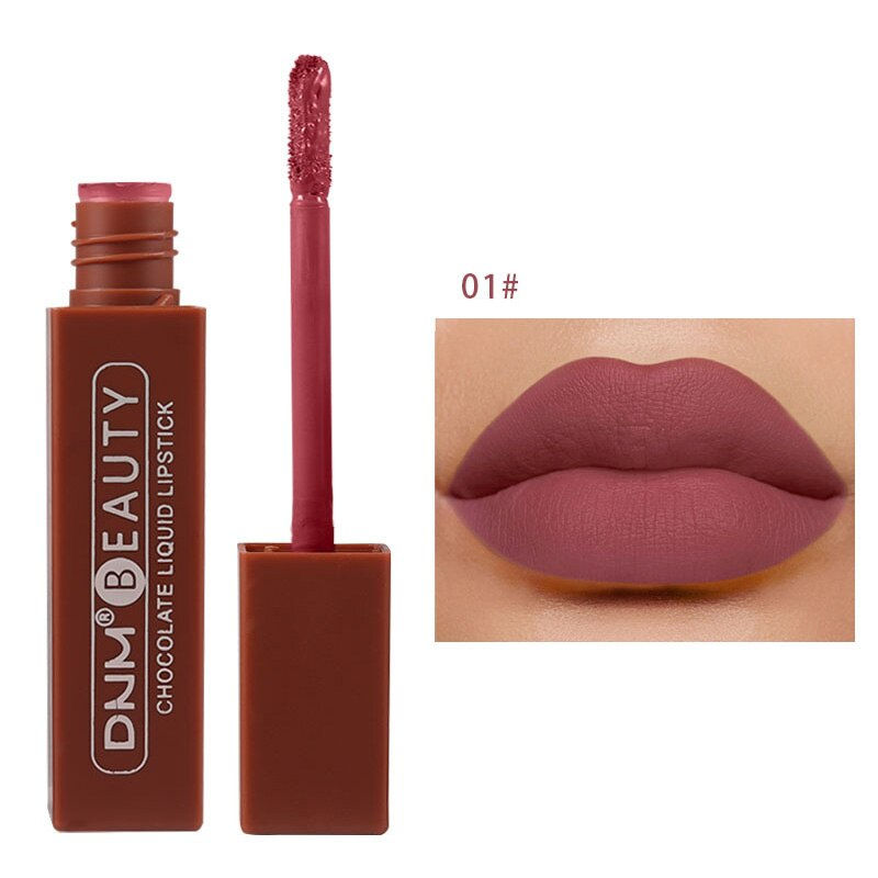 Thumbnail: Matte Liquid Lipstick Waterproof Long Lasting Lip Gloss Tint Sexy Red Nude Purp