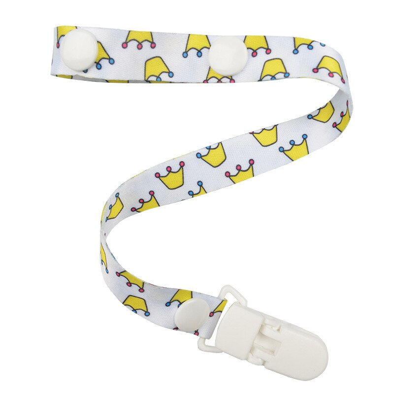 Thumbnail: 1PC Baby Pacifier Clip Chain Adjustable Dummy Clip Nipple Holder Polyester Paci