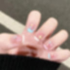 Thumbnail: 24pcs Detachable Almond False Nails Long Wearable French Fake Nails Full Cover 