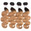 Thumbnail: Ombre Brown Body Wave Bundles 10A Brazilian Human Hair Extensions 1B/27 1B/30 C