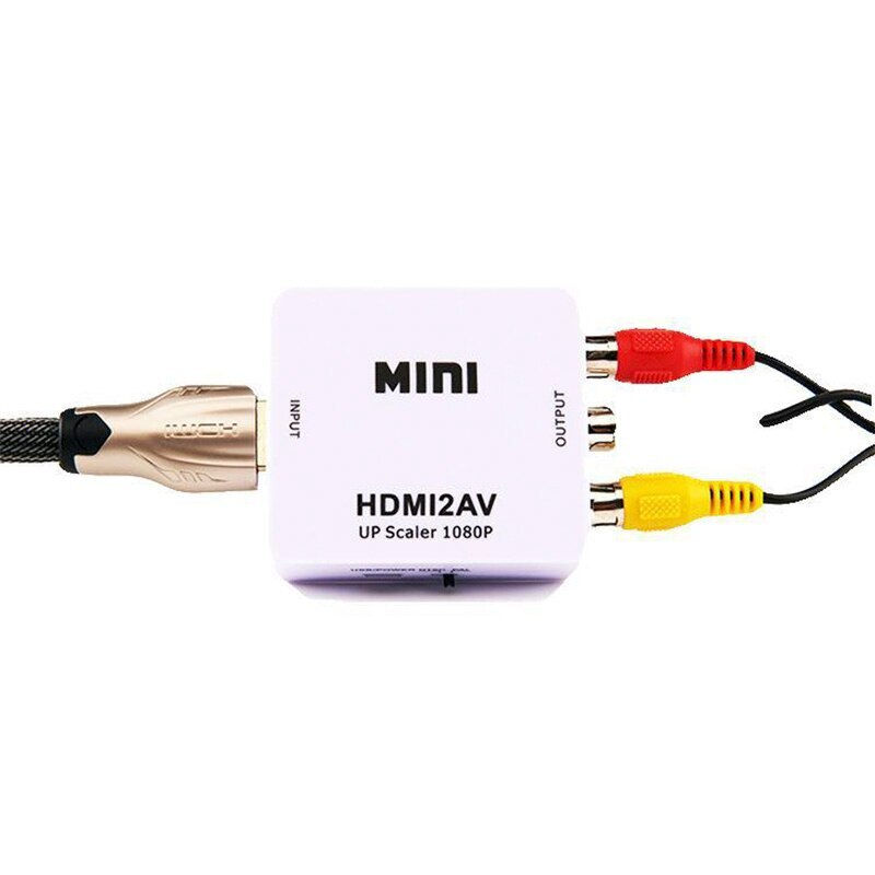 Thumbnail: High Speed HDMI To AV RCA Adapter HDMI Converter RCA AV CVSB LR Video Composite