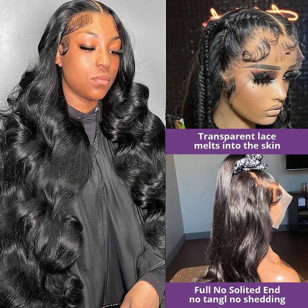 Thumbnail: Body Wave Hd Lace Frontal Wig 360 Full Glueless Wig Human Hair Pre Plucked 13x4