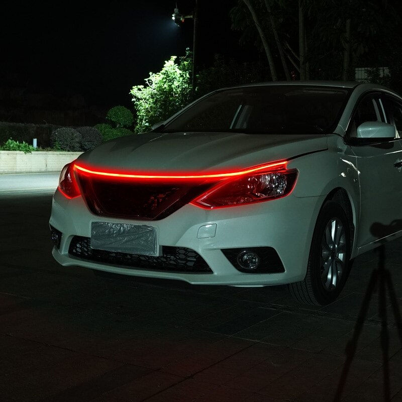 Thumbnail: LED Car Hood Atmosphere Lght Strip Waterproof Auto Exterior Decoration Lighting